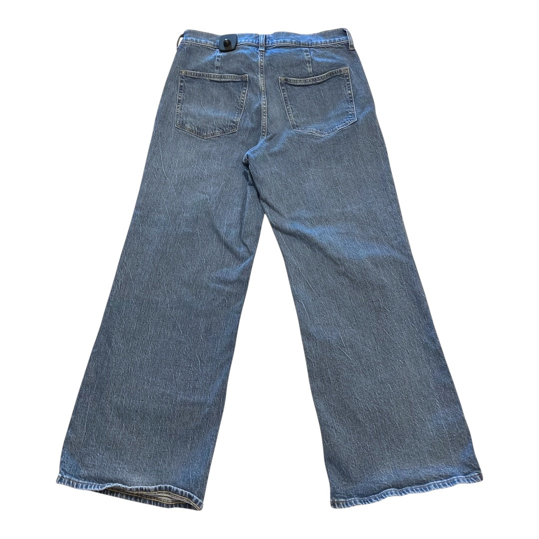 Jeans Cropped By J. Crew In Blue Denim, Size:6