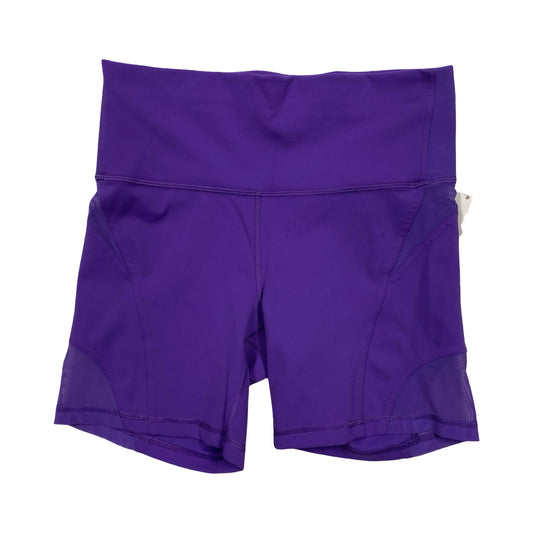 Athletic Shorts By Lululemon In Purple, Size:8
