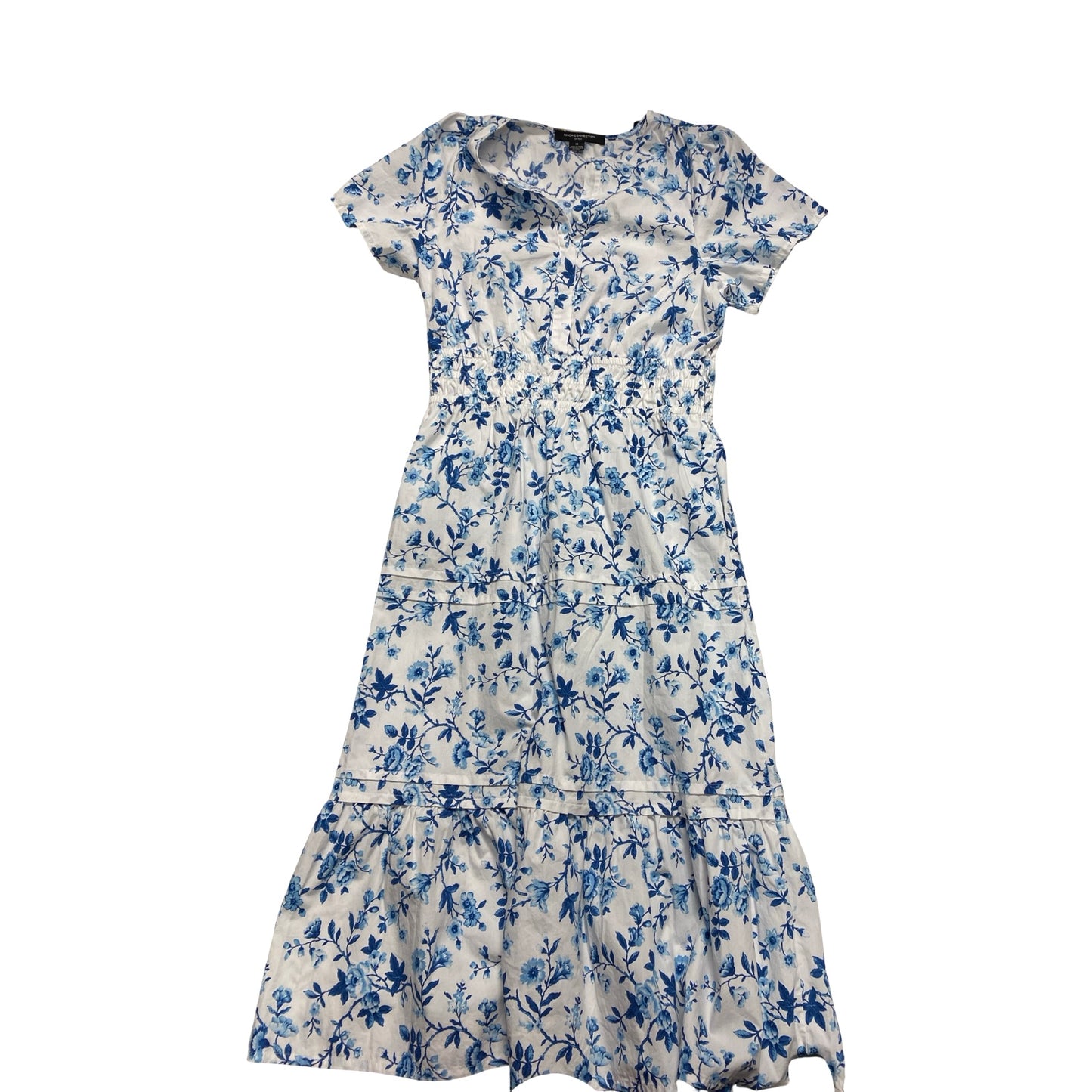 Dress Casual Maxi By French Connection In Blue & White, Size:M
