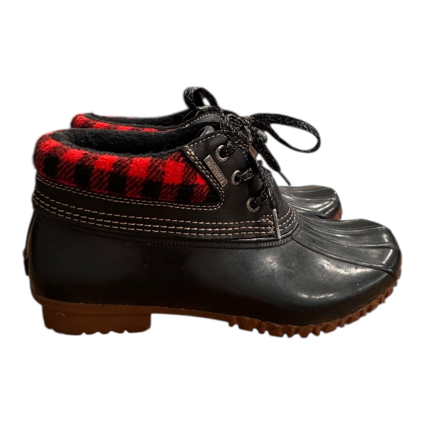 Boots Rain By Bass In Black, Size:8