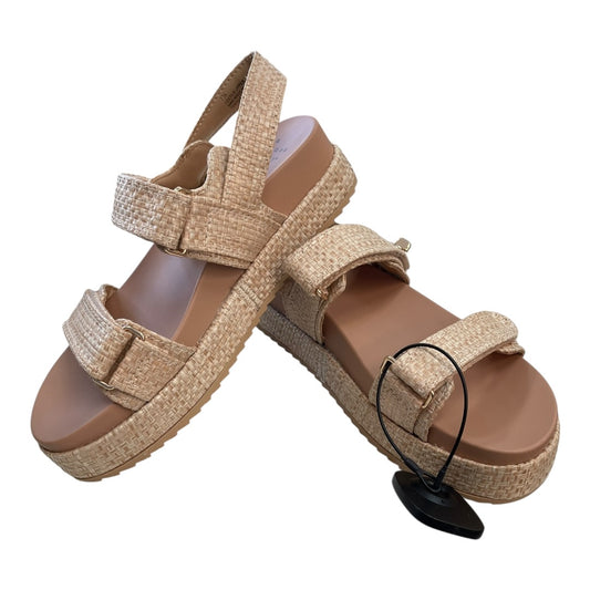 Sandals Flats By A New Day In Cream, Size:7.5
