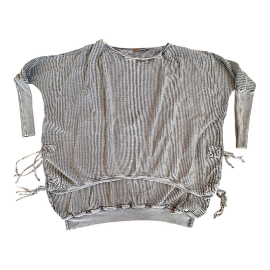 Top Ls By Free People In Grey, Size:M Oversized