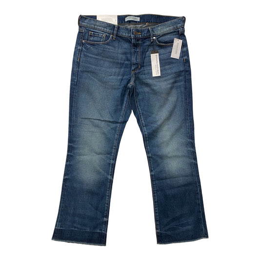 Jeans Flared By Banana Republic In Blue Denim, Size:8