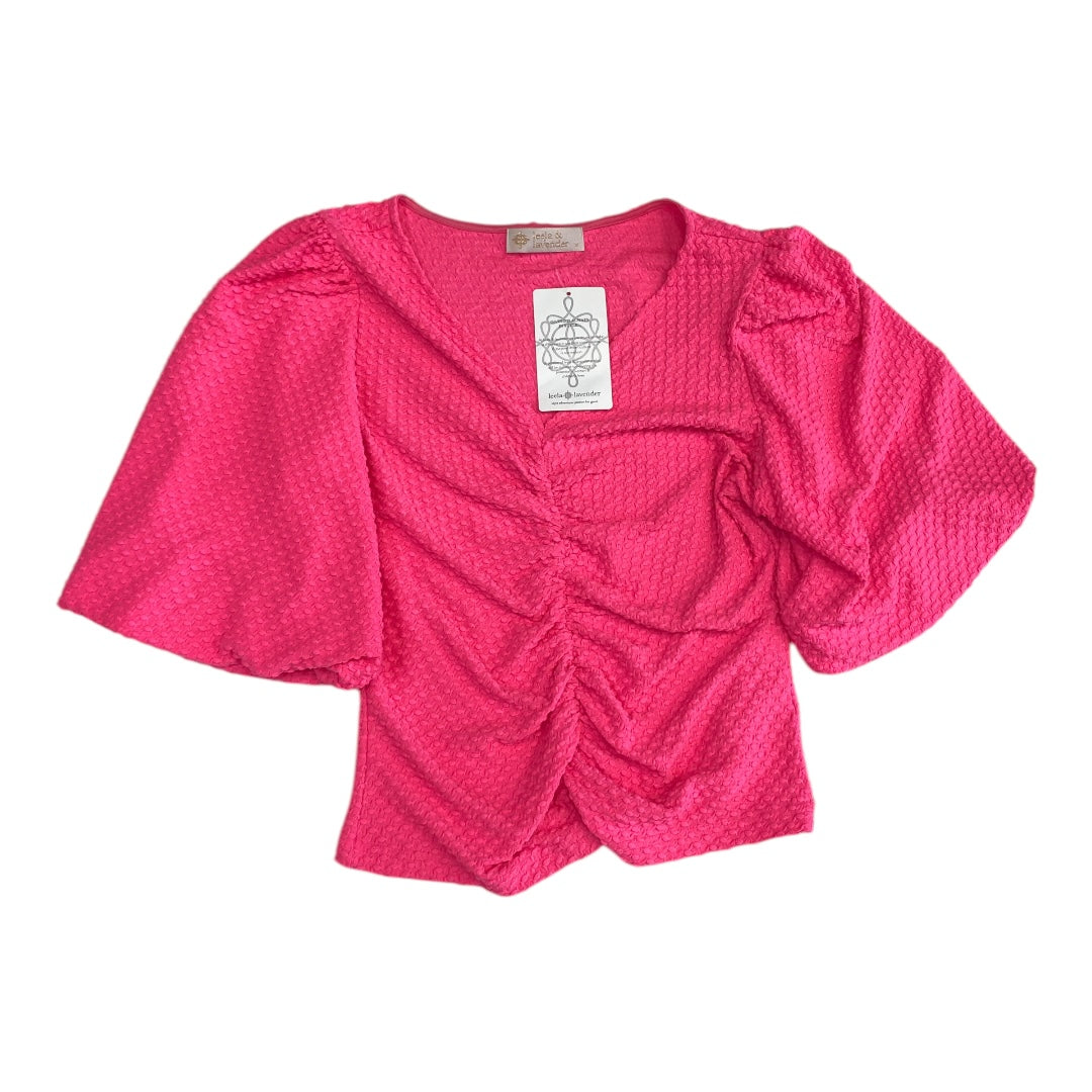 Top Ss By Leela & Lavender In Pink, Size:M