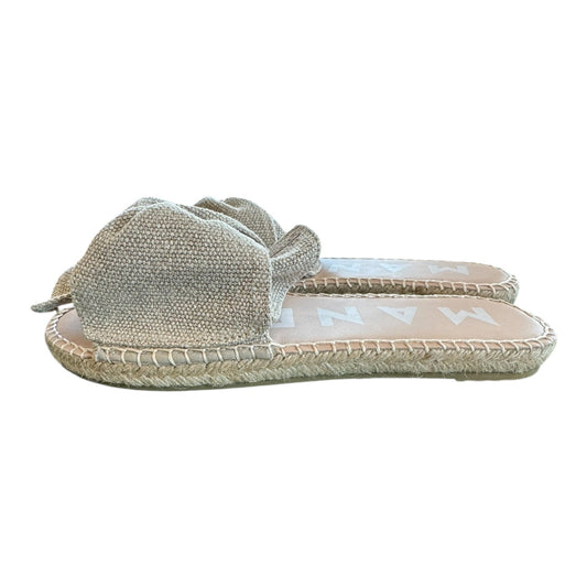 Sandals Flats By MANEBI In Tan, Size:8.5
