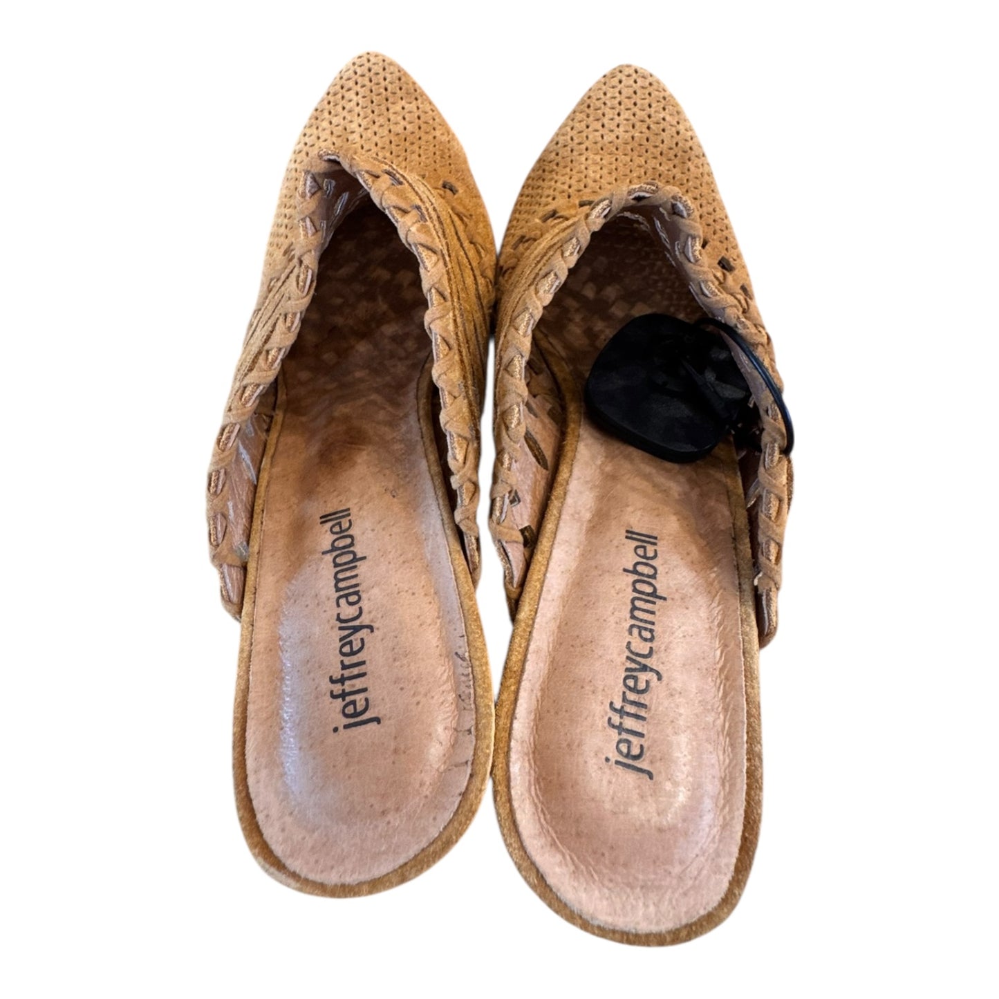 Boots Ankle Heels By Jeffrey Campbell In Tan, Size:7.5