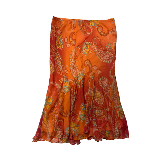 Skirt Maxi By Lauren By Ralph Lauren In Multi, Size:14