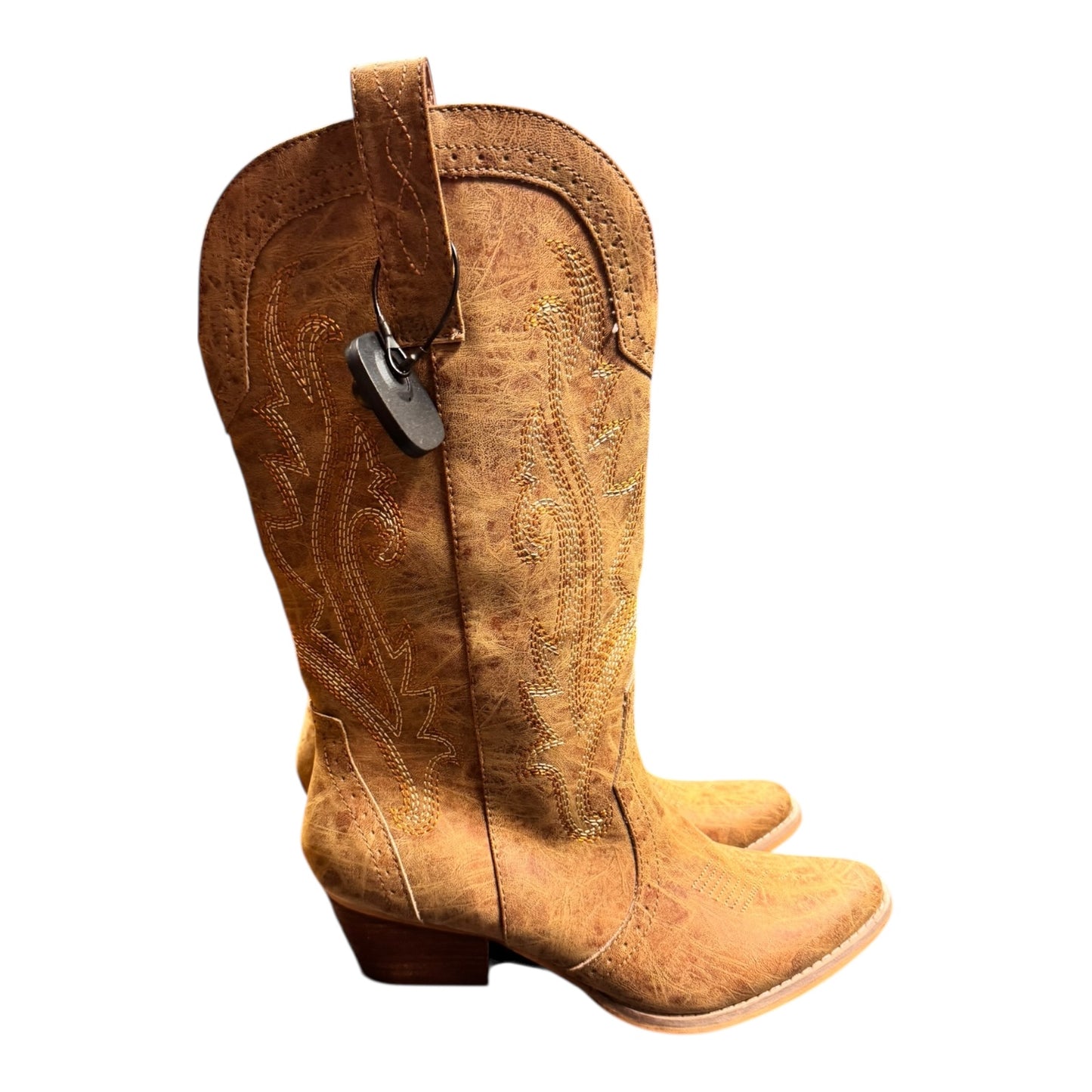 Boots Western By Clothes Mentor In Brown, Size:11