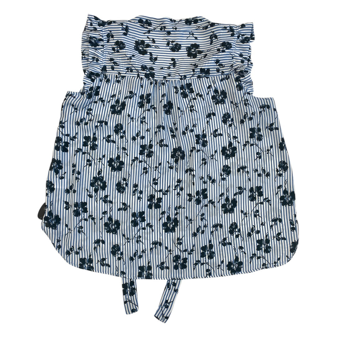 Top Sleeveless By Sweet Rain In Blue, Size:1X