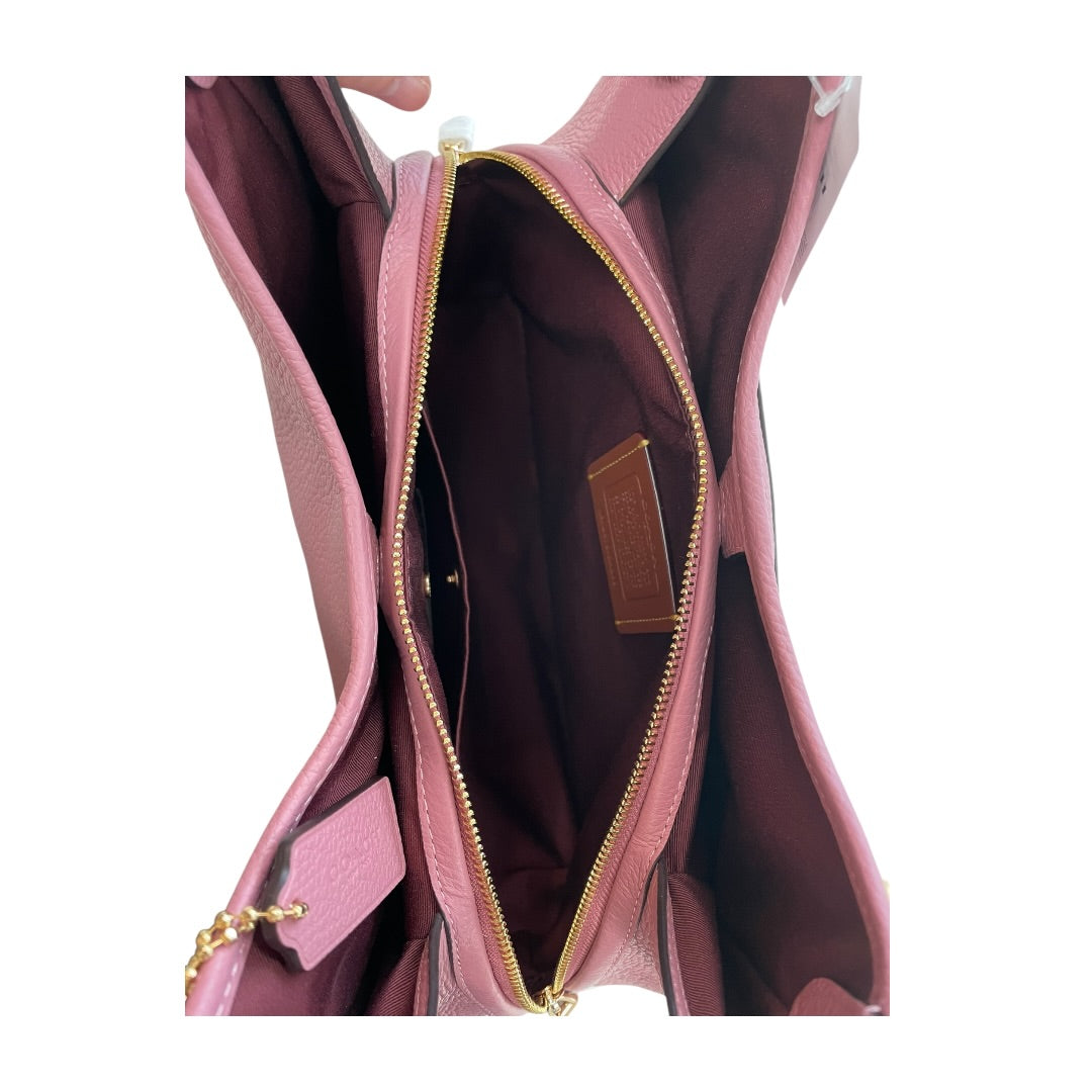 Handbag Designer By Coach In Pink, Size:Medium