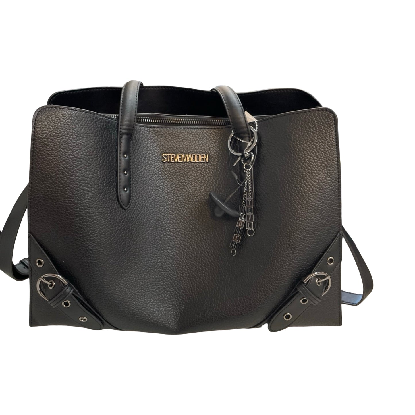 Handbag By Steve Madden In Black, Size:Large