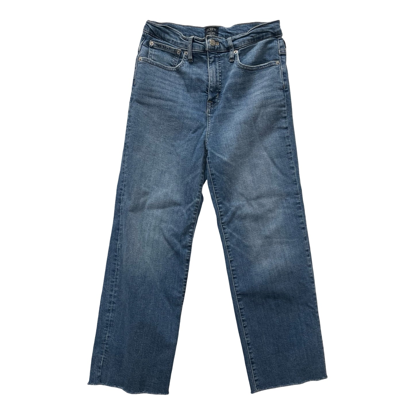 Jeans Cropped By J. Crew In Blue Denim, Size:8
