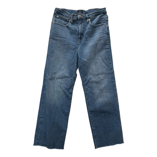 Jeans Cropped By J. Crew In Blue Denim, Size:8