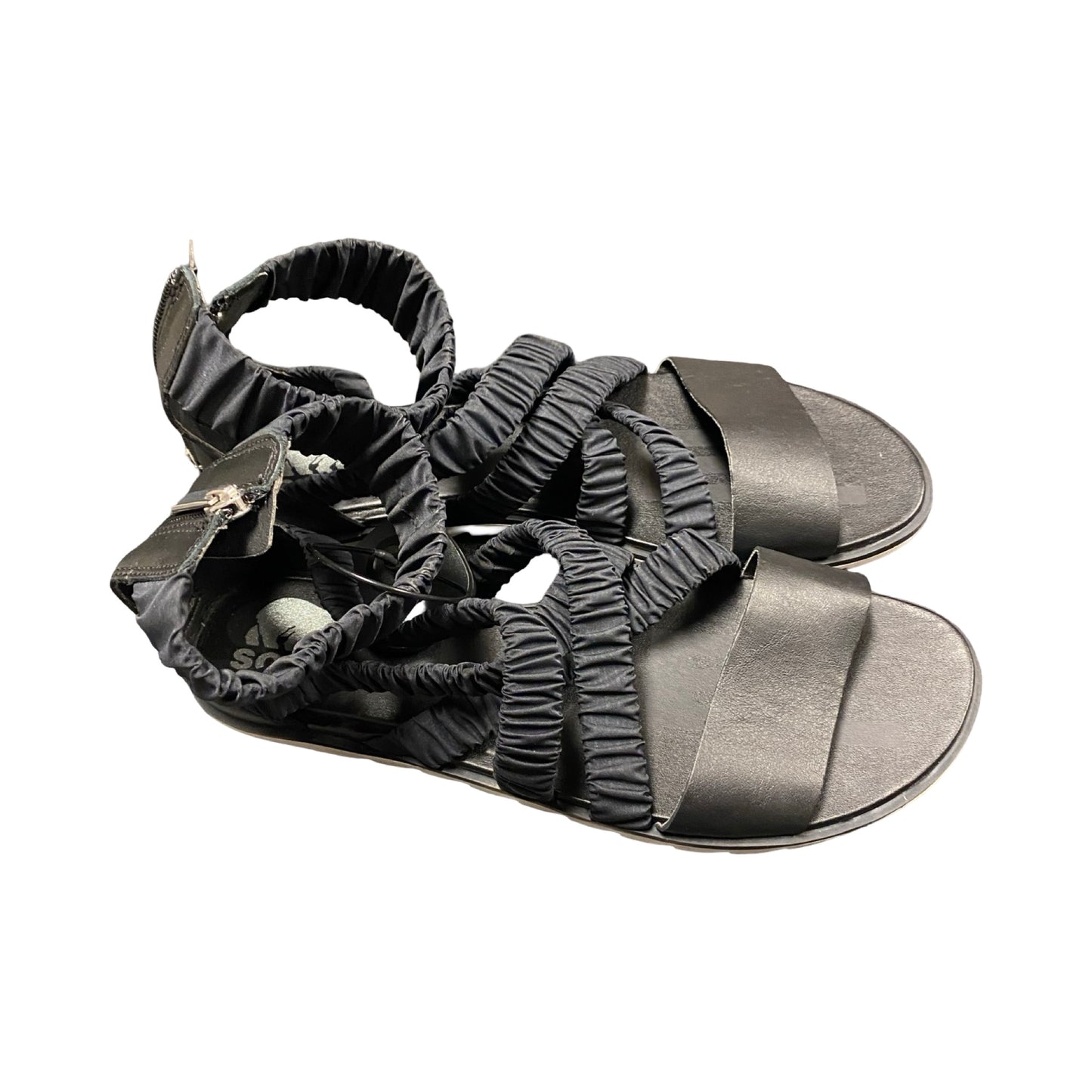 Sandals Designer By Sorel In Black, Size:9