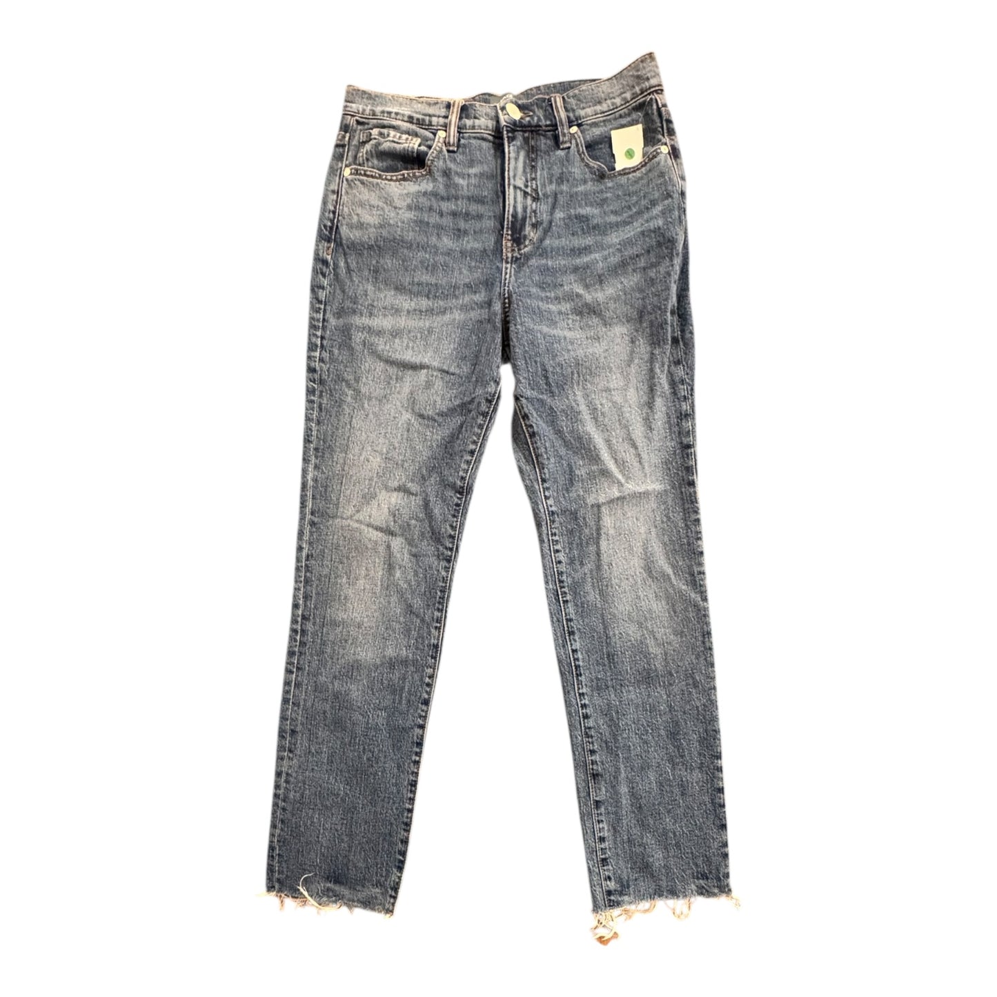 Jeans Straight By Jag In Blue Denim, Size:6