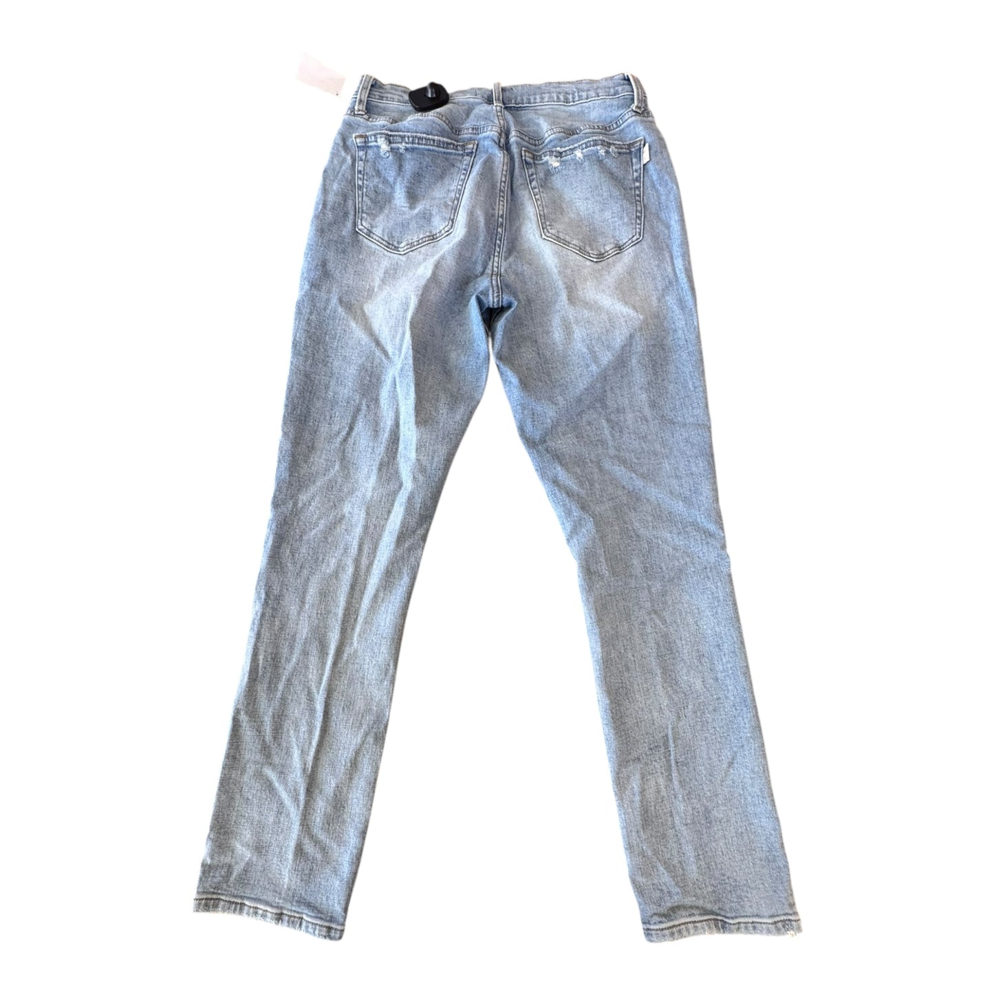 Jeans Straight By OLIVER LOGAN  In Blue Denim, Size:4