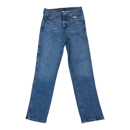 Jeans Straight By Gap In Blue Denim, Size:8L