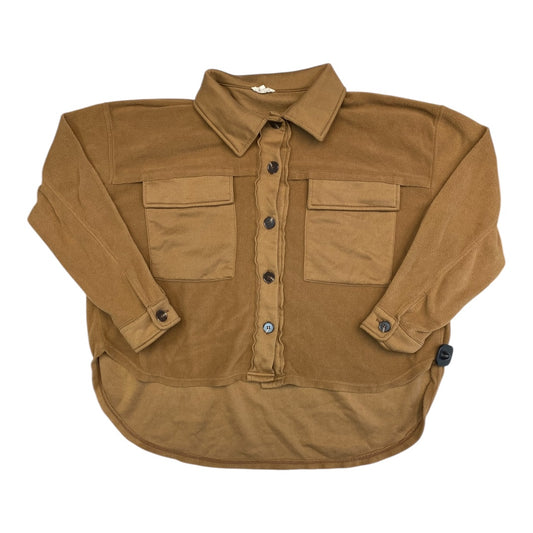 Jacket Shirt By La Miel In Brown, Size:S