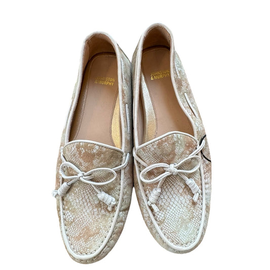 Shoes Flats By Johnston & Murphy In Snakeskin Print, Size:7