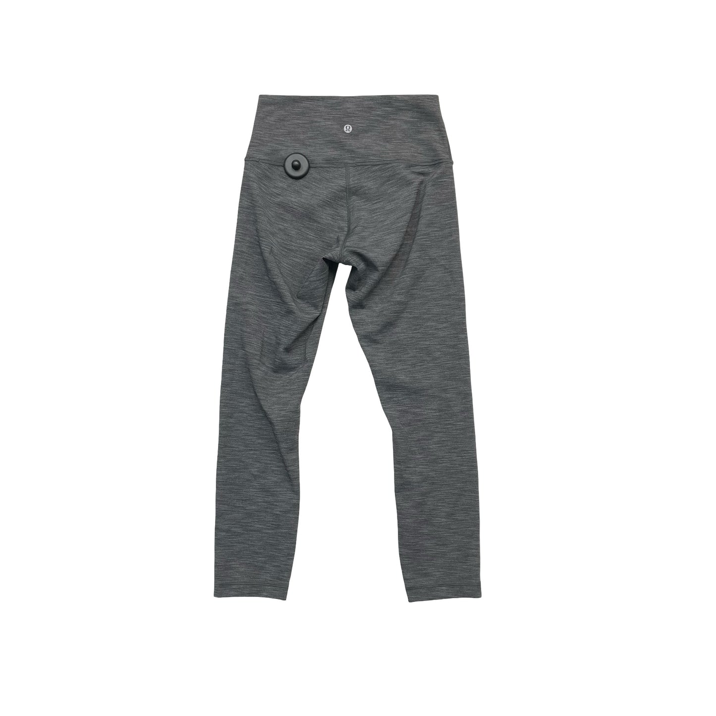 Athletic Leggings Capris By Lululemon In Grey, Size:6