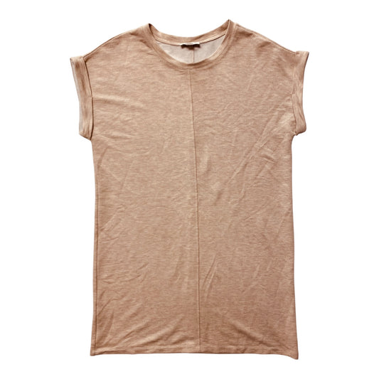Dress Casual Midi By Calvin Klein In Tan, Size:M