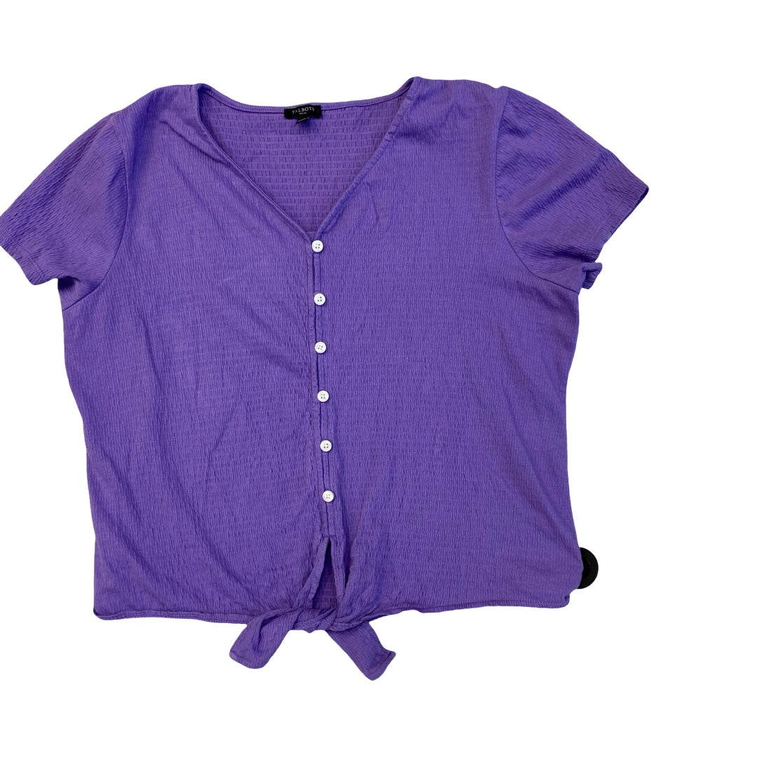 Top Ss By Talbots In Purple, Size:Mp