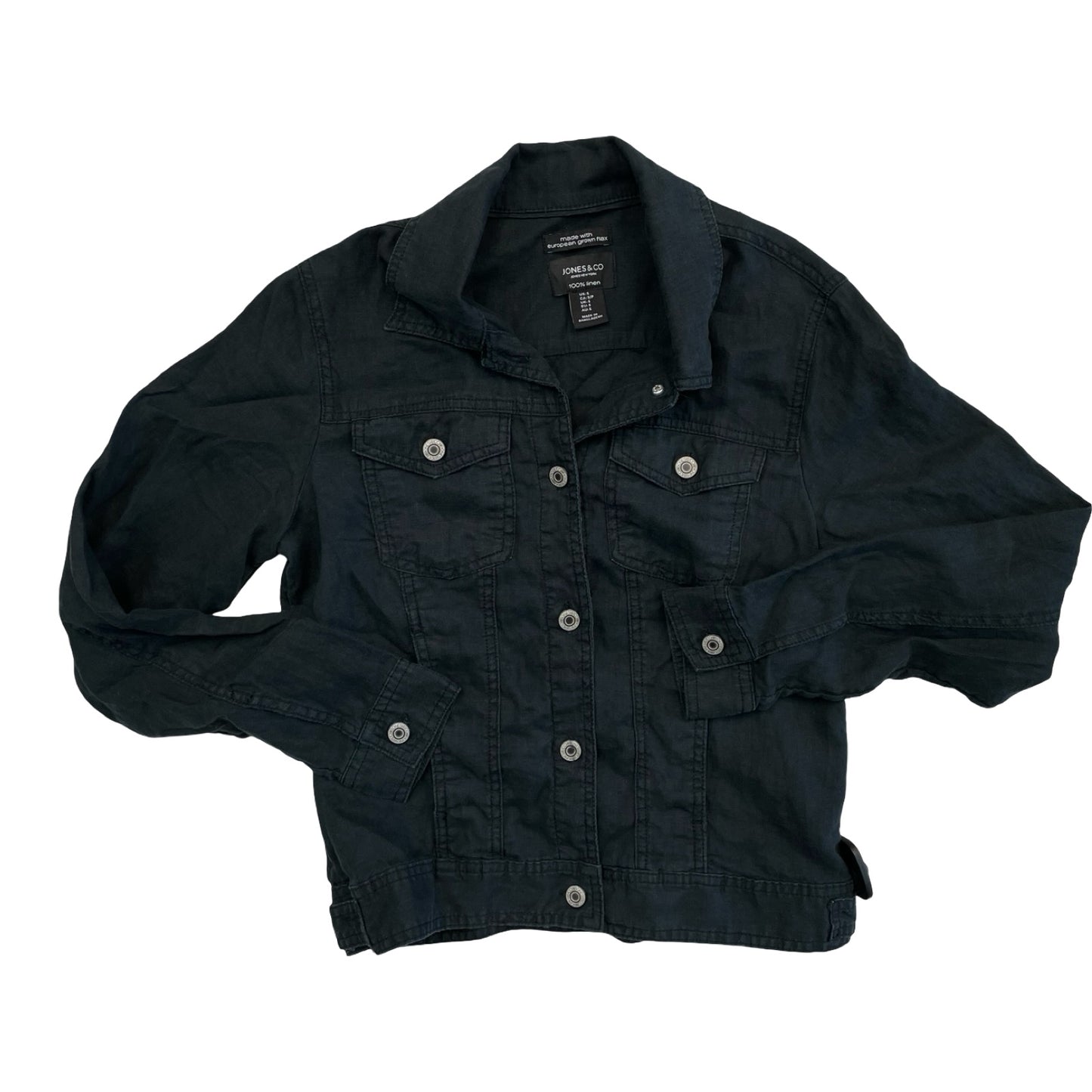 Jacket Other By Jones And Co In Black, Size:S
