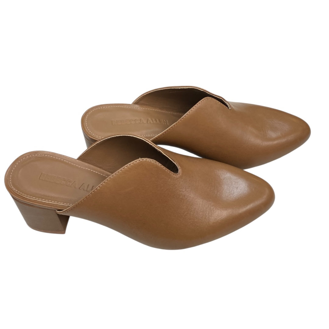 Shoes Heels Block By Cmb In Tan, Size:8