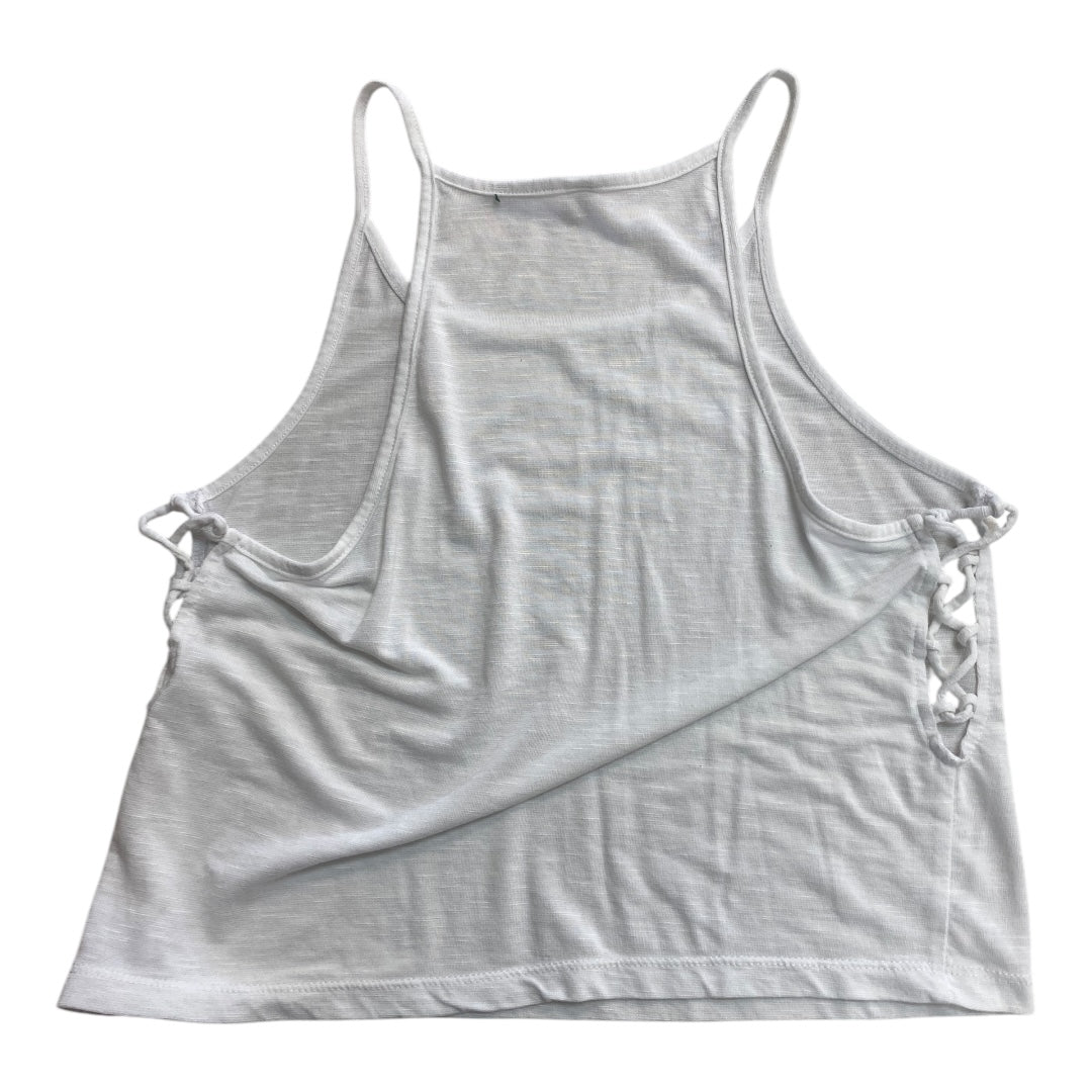 Athletic Tank Top By Live Love Dream In White, Size:S