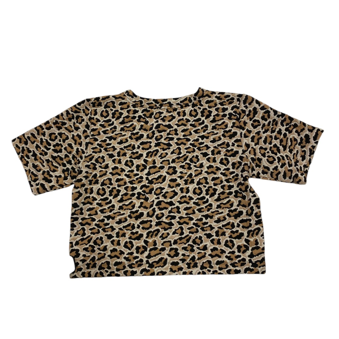 Top Short Sleeve By Maeve In Animal Print, Size: S