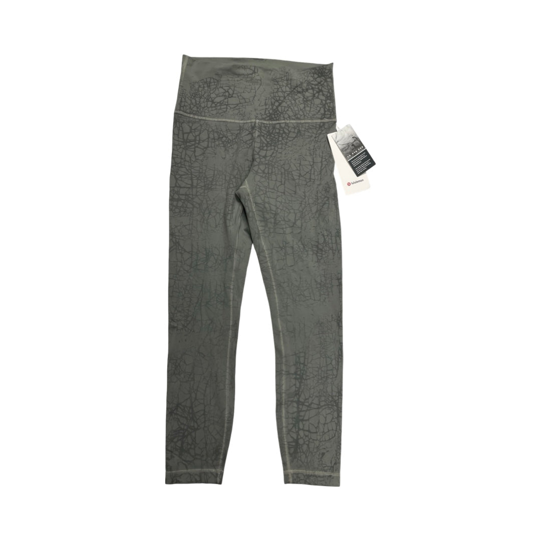 Athletic Leggings Capris By Lululemon In Green, Size:6