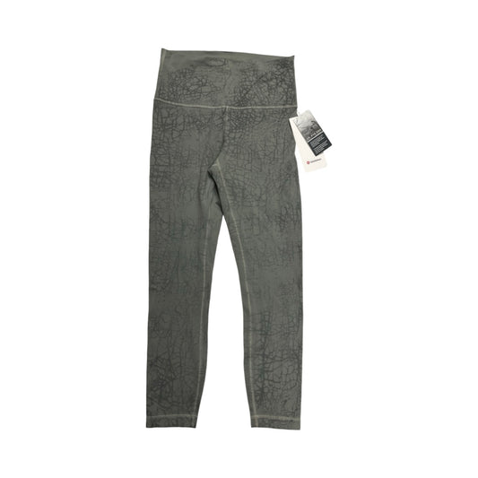Athletic Leggings Capris By Lululemon In Green, Size:6