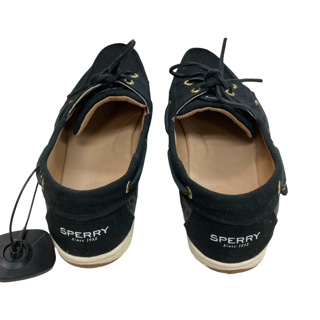 Shoes Flats By Sperry In Black, Size:11