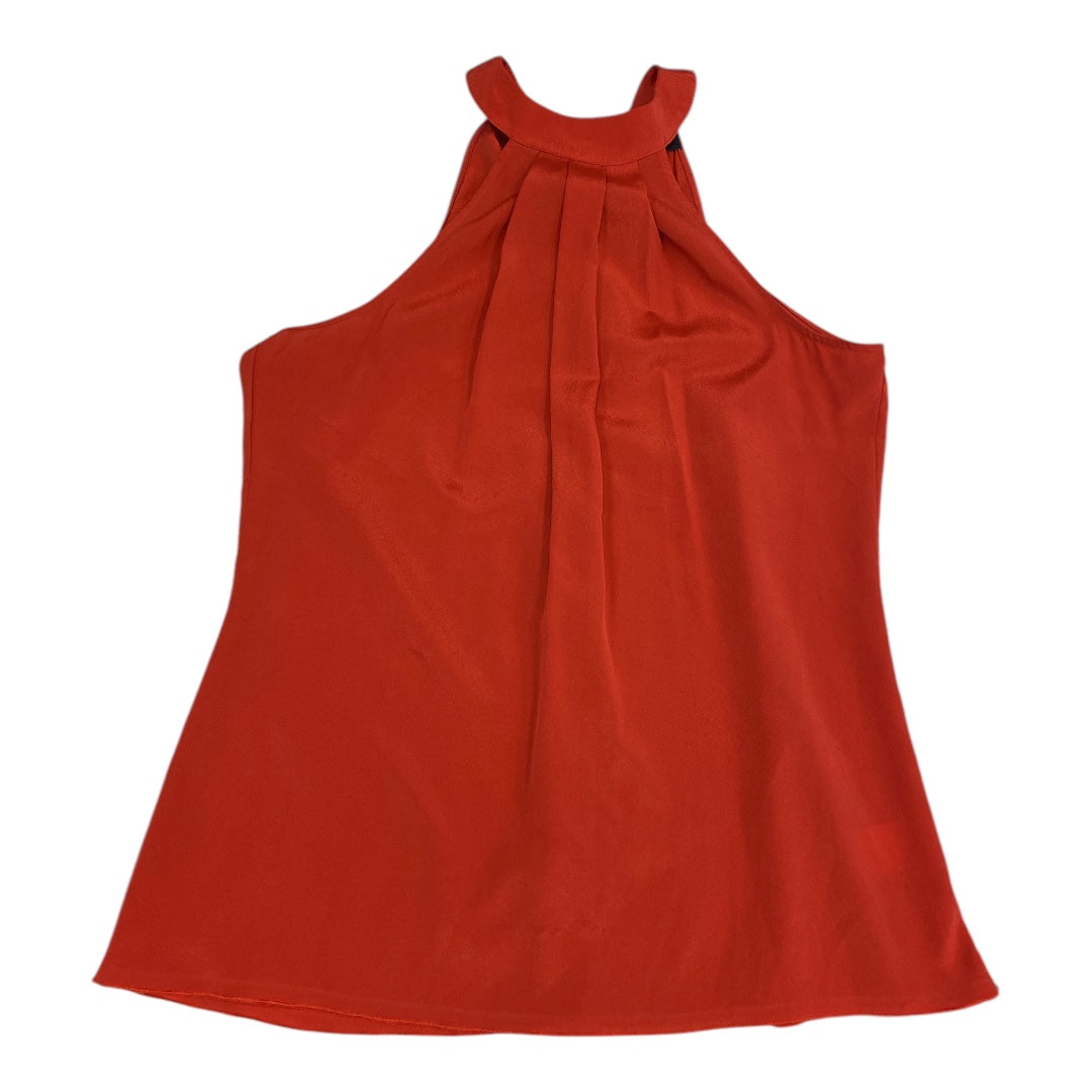 Top Sleeveless By Banana Republic In Orange, Size:S