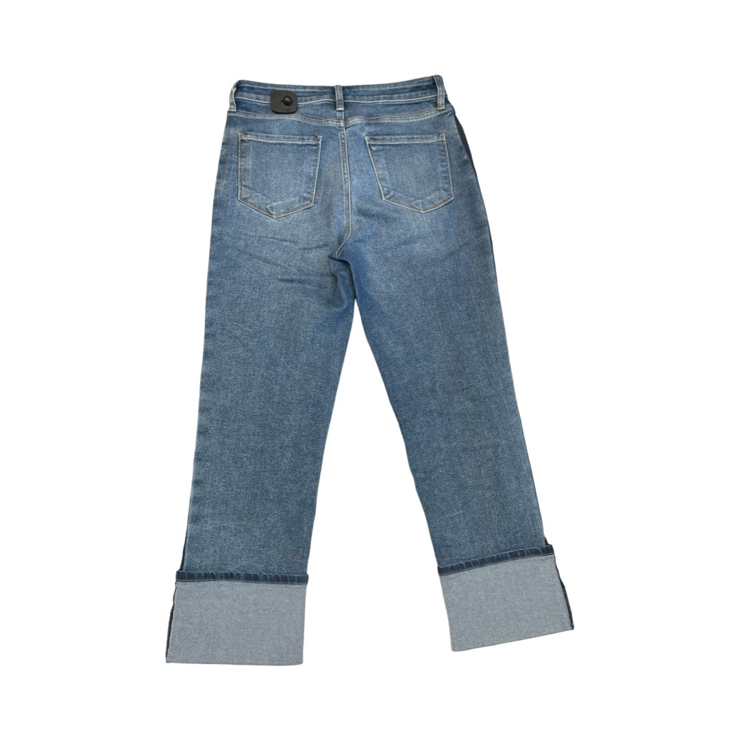 Jeans Straight By Evereve In Blue Denim, Size:6