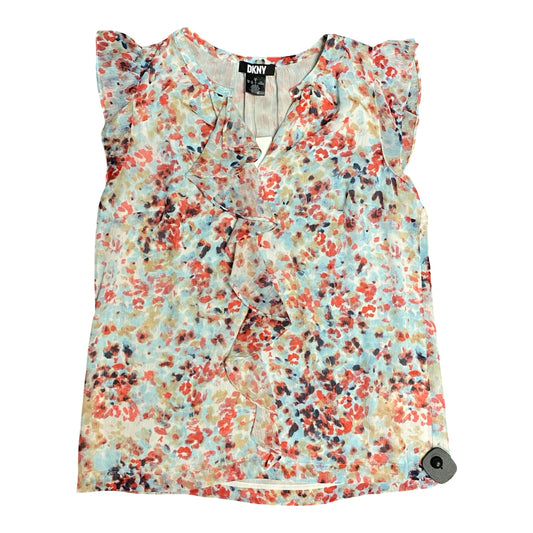 Top Sleeveless By Dkny In Multi, Size:M
