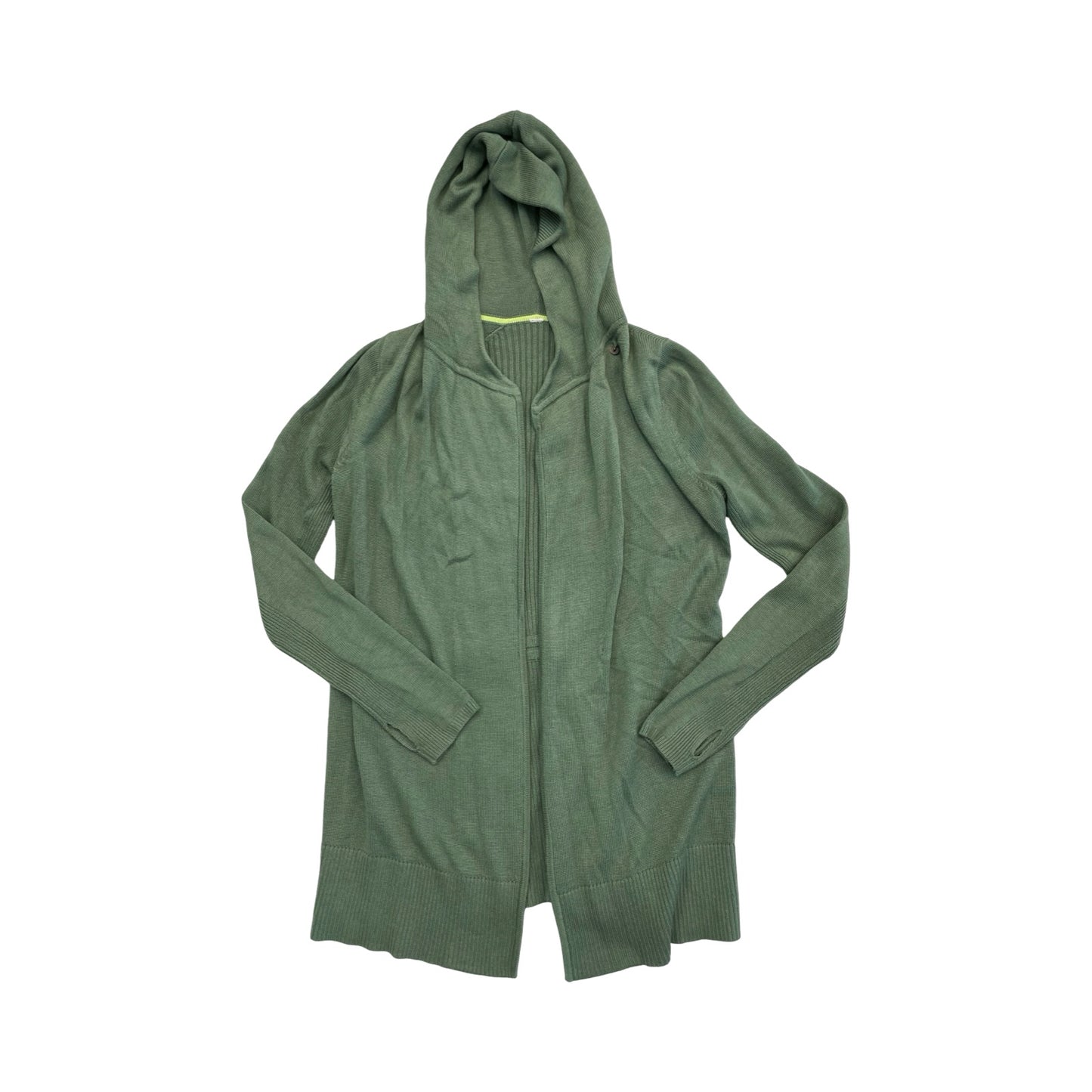 Sweater Cardigan By Lululemon In Green, Size:M