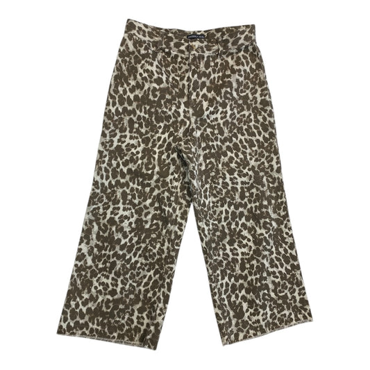 Pants Cropped By SINCERELY JULES In Animal Print, Size:4