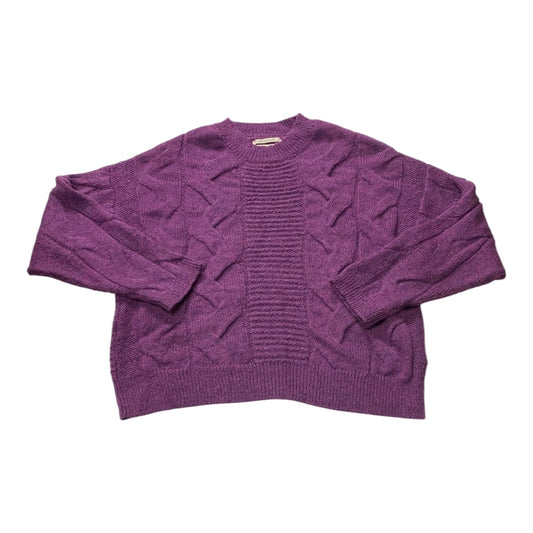 Sweater By Anthropologie In Purple, Size:Xs
