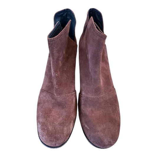 Boots Ankle Heels By Sorel In Brown, Size:7