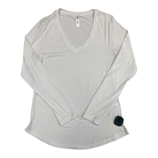 Athletic Top Ls Crewneck By Athleta In White, Size:S