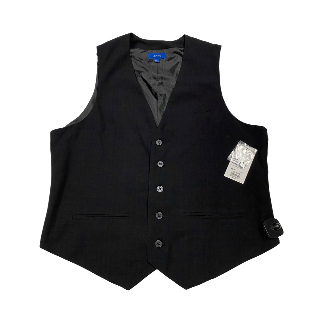 Vest Other By Apt 9 In Black, Size:L