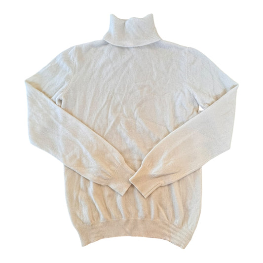 Sweater Cashmere By LILYSILK In Cream, Size:S