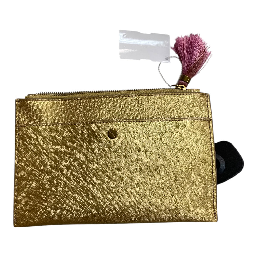 Wristlet By J. Crew In Gold, Size:Medium