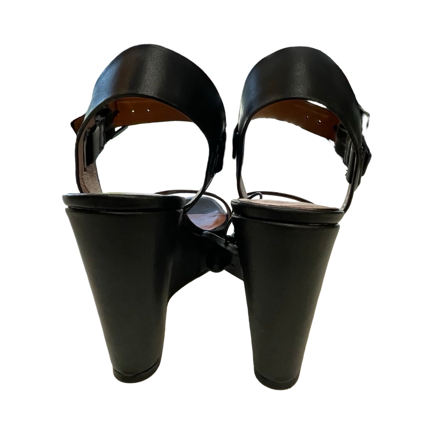 Sandals Heels Wedge By Arturo Chiang In Black, Size:7