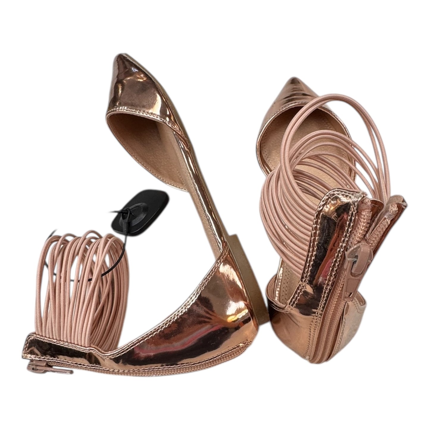 Shoes Flats By Cmc In Rose Gold, Size:5.5