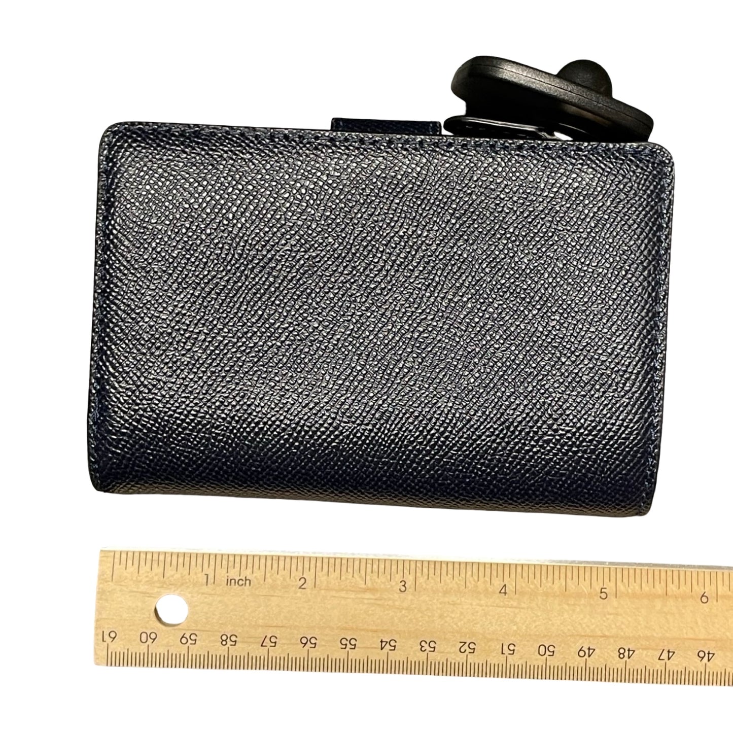Wallet Designer By Coach In Navy, Size:Medium