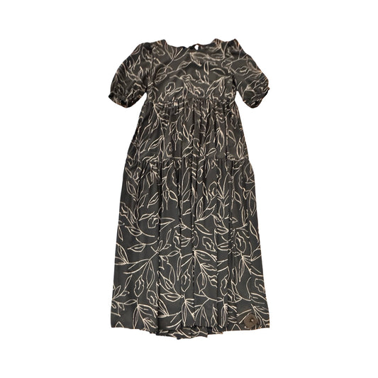 Dress Casual Maxi By En Saison In Navy & White, Size:L
