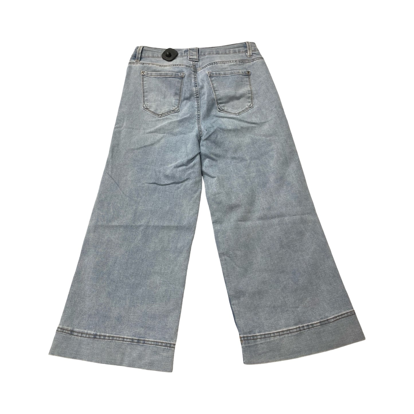 Jeans Cropped By Curve Appeal In Blue Denim, Size:8