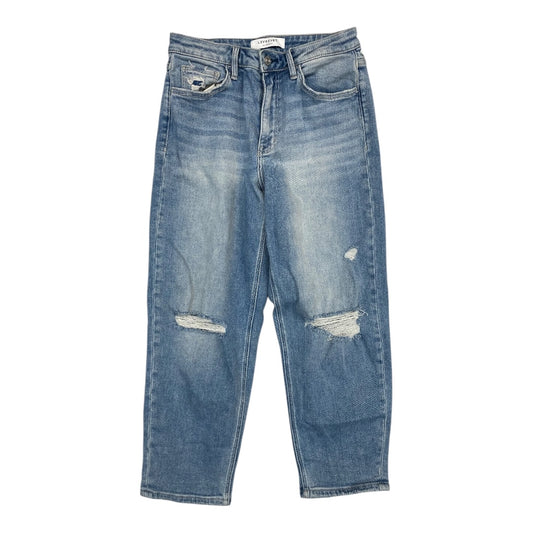 Jeans Straight By LOVERVET In Blue Denim, Size:6